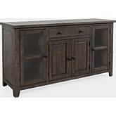 Willow Creek Sideboard Server in Distressed Pine